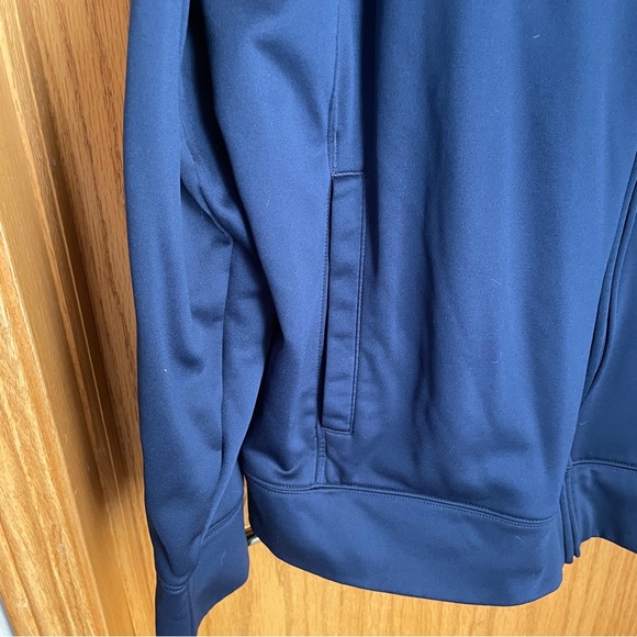 Sport Tek Men's Fleece Full-Zip ST241 Jacket, Navy, XXL - Picture 7 of 9